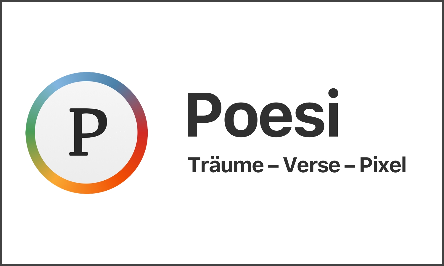 Poesi Header (Blog): Träume – Verse – Pixel